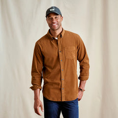 Men's Lightweight Corduroy Long-Sleeve Shirt