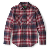 Yarn-Dyed Moleskin Long-Sleeved Plaid Shirt