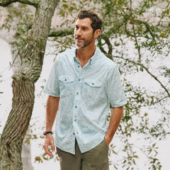 Men's River Guide Printed Short-Sleeve Western Shirt 2.0