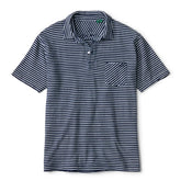 Angler's Indigo Striped Polo