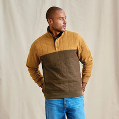 Men's Battenkill Colorblock Quilted 1/4-Snap Sweatshirt