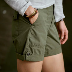 Women's 1856 Stretch Poplin 9" Utility Shorts