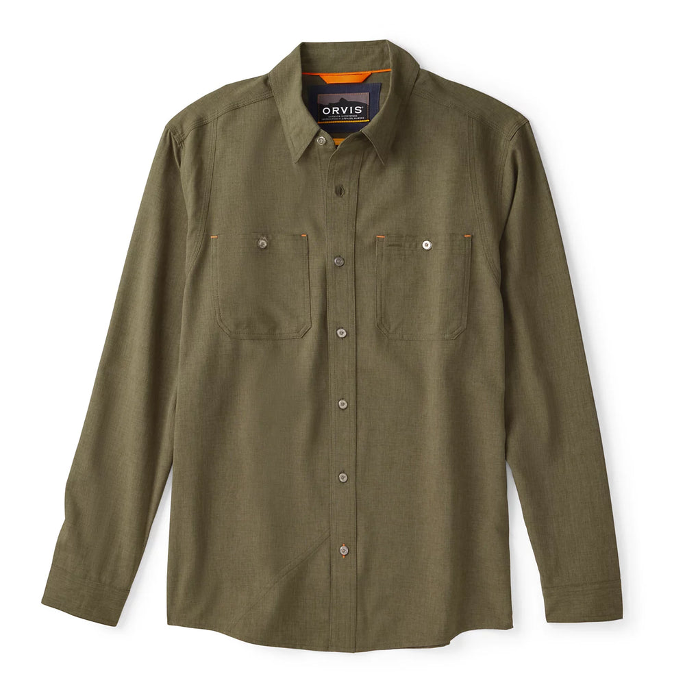 Men's Tech Chambray Long-Sleeve Work Shirt