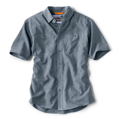 Men's Tech Chambray Short-Sleeve Work Shirt