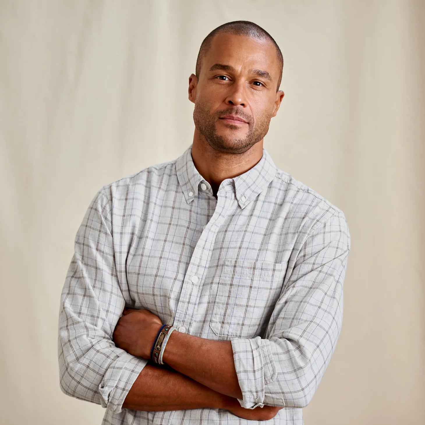 Men's Sunderland Brushed Twill Long-Sleeve Shirt