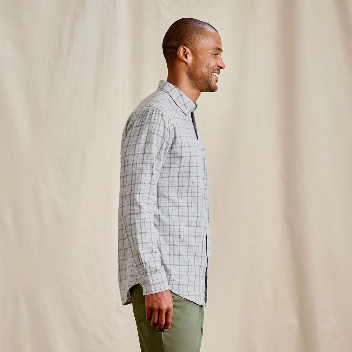 Men's Sunderland Brushed Twill Long-Sleeve Shirt
