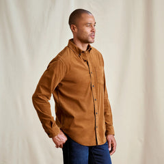 Men's Lightweight Corduroy Long-Sleeve Shirt