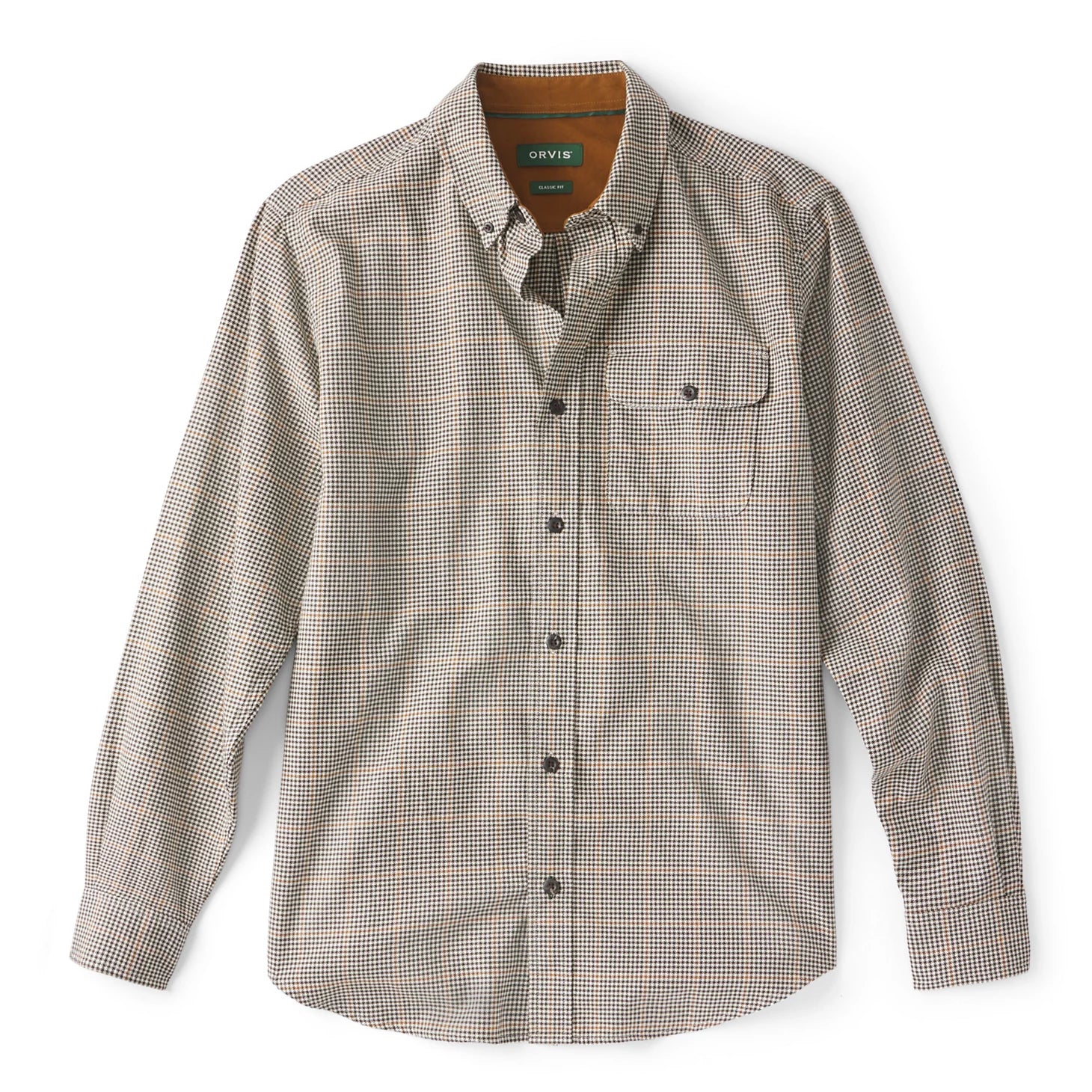 Spencer Houndstooth Pure Cotton Long-Sleeve Shirt