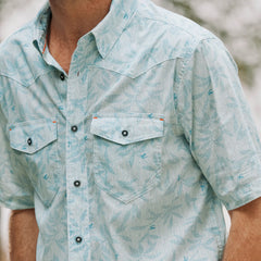 Men's River Guide Printed Short-Sleeve Western Shirt 2.0