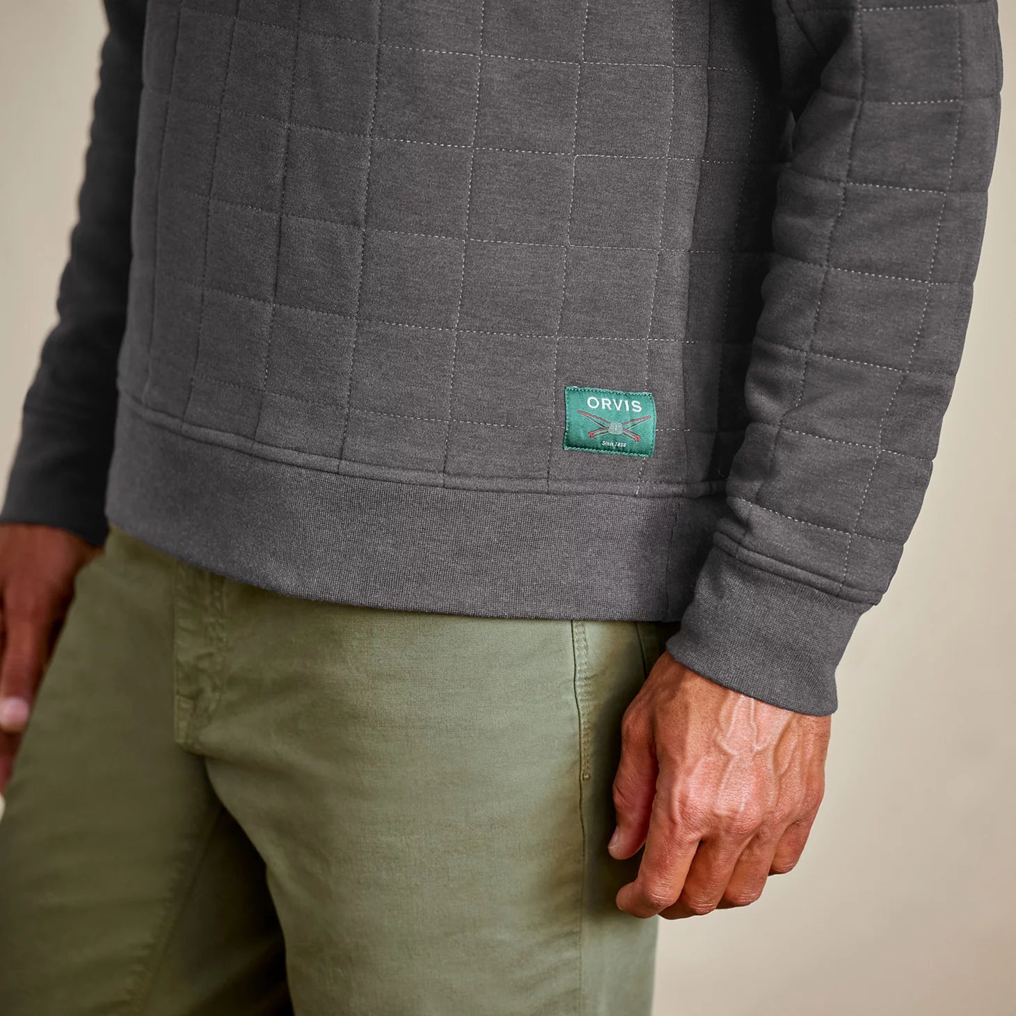 Men's Battenkill Quilted 1/4-Snap Sweatshirt