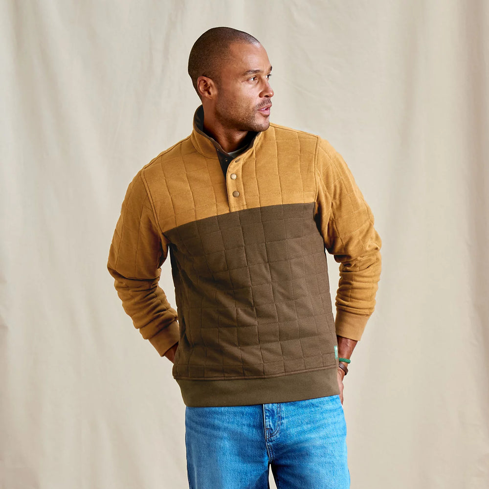 Men's Battenkill Colorblock Quilted 1/4-Snap Sweatshirt