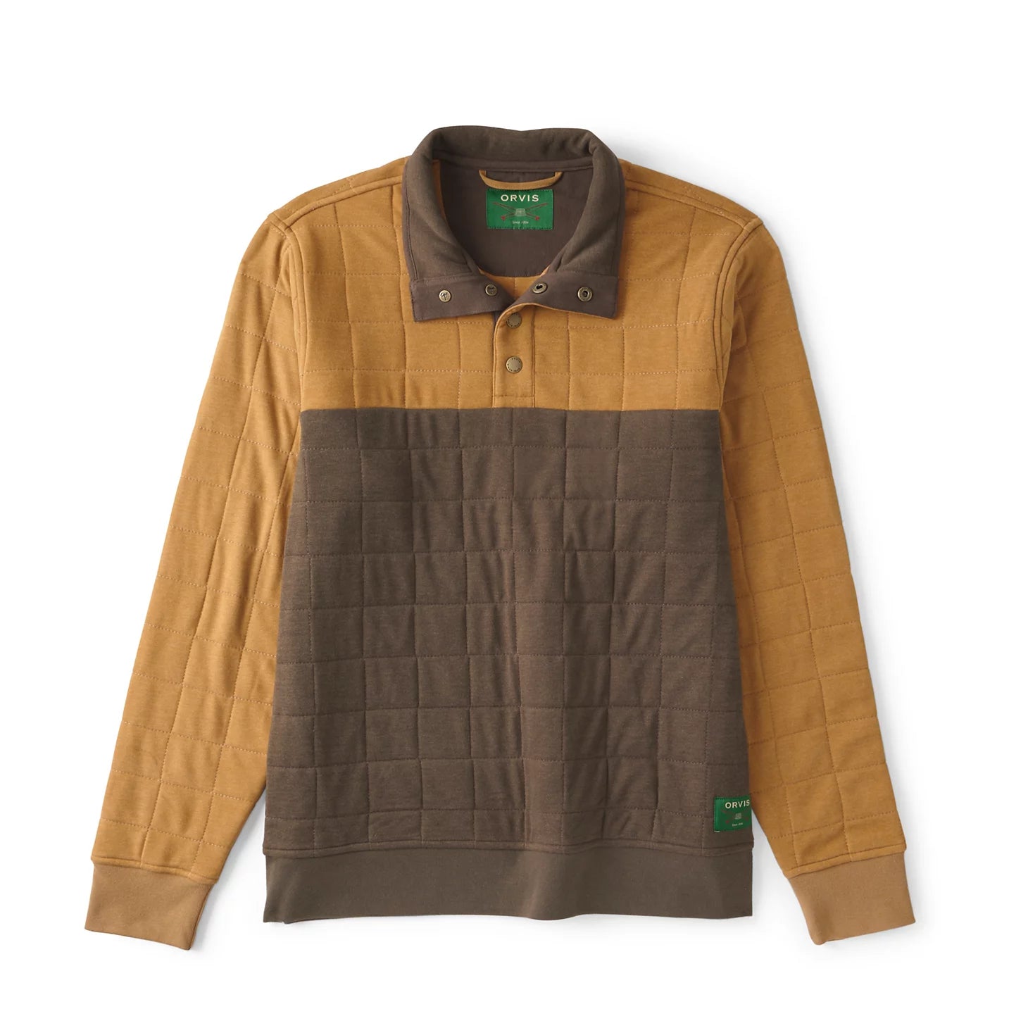 Men's Battenkill Colorblock Quilted 1/4-Snap Sweatshirt