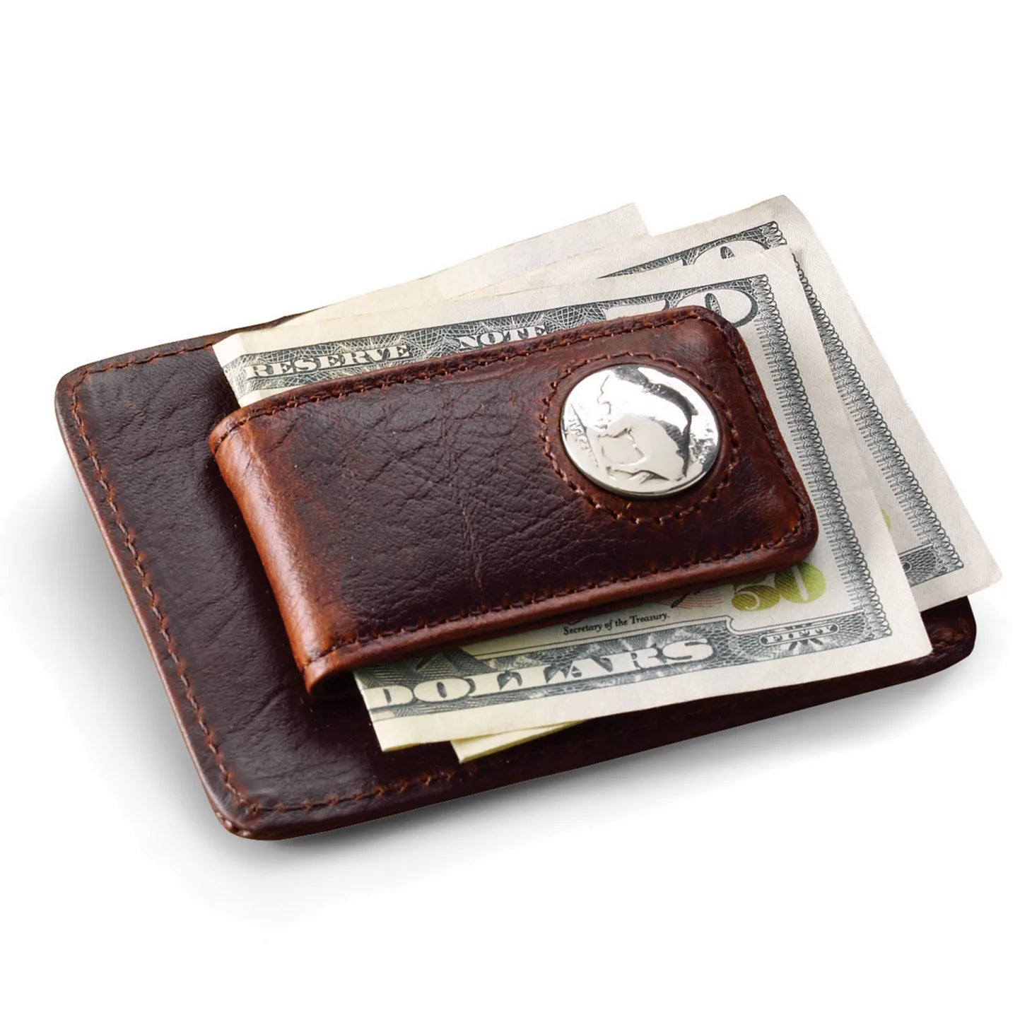 Bison Buffalo-Nickel Money Clip