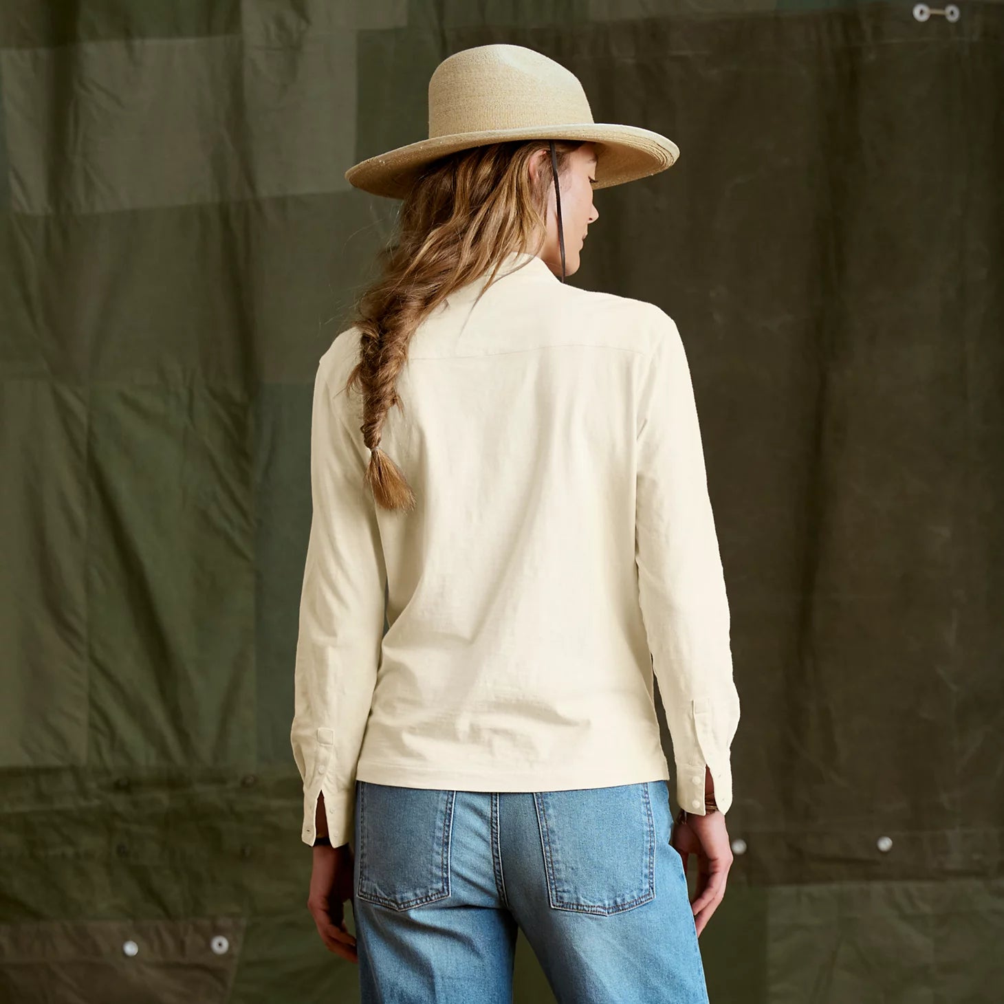 Women's Bromley Knit Button-Down Long-Sleeve Shirt