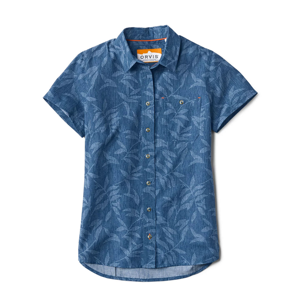 Women's Tech Chambray Short-Sleeve Work Shirt