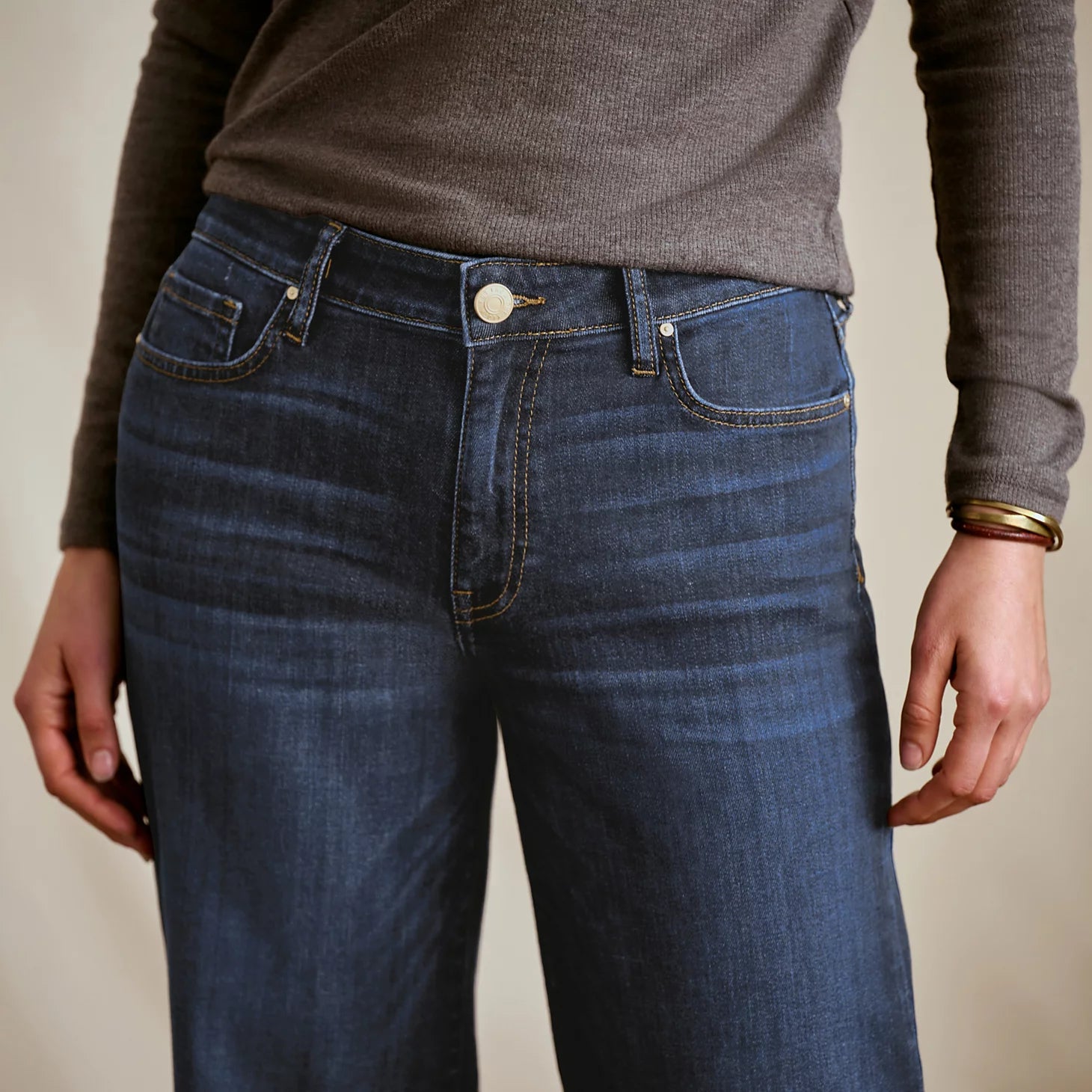 Kut from the Kloth® Charlotte Denim Wide-Leg Cropped Jeans