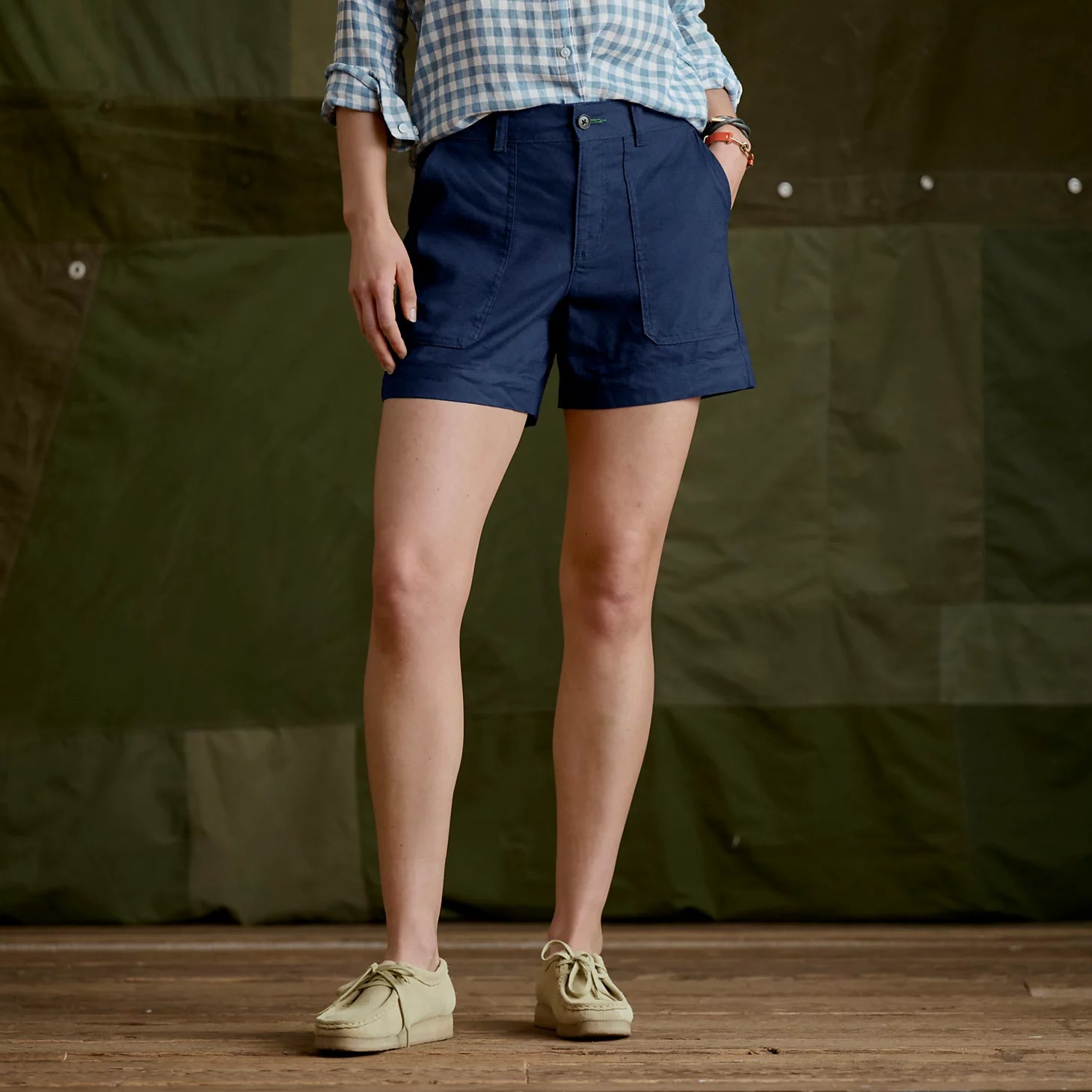 Women's 1856 Linen 5" Utility Shorts