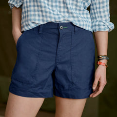 Women's 1856 Linen 5" Utility Shorts