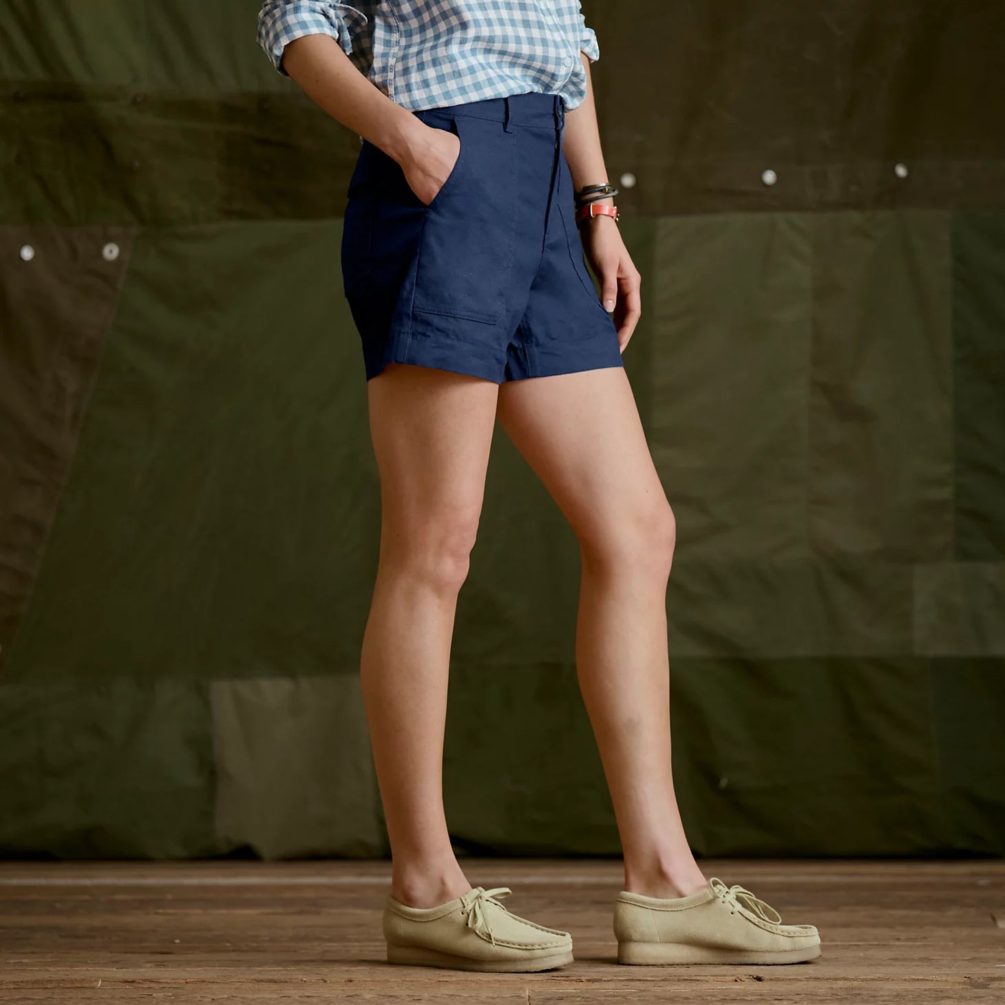Women's 1856 Linen 5" Utility Shorts