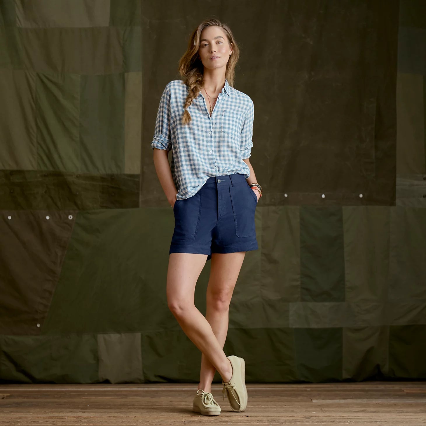 Women's 1856 Linen 5" Utility Shorts