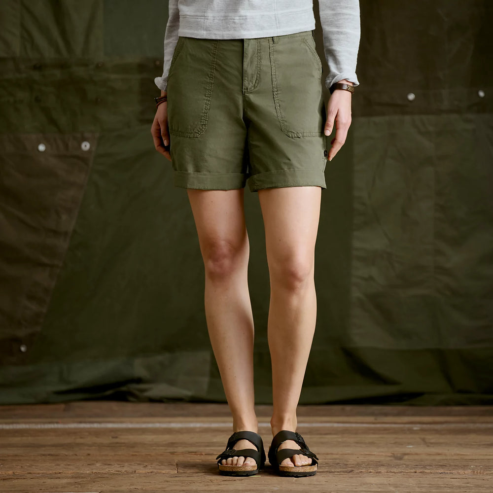 Women's 1856 Stretch Poplin 9" Utility Shorts