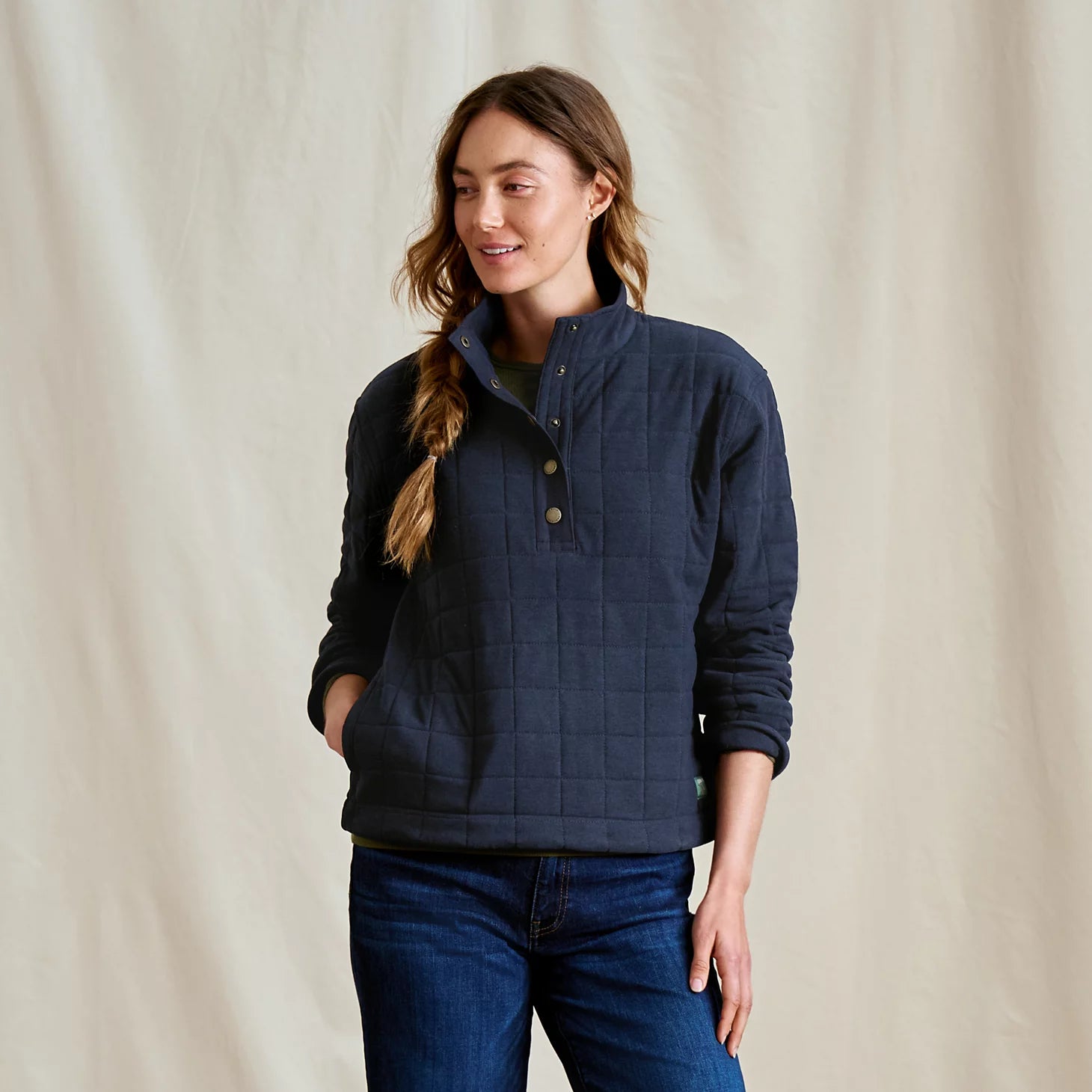 Women's Battenkill Quilted 1/2-Snap Sweatshirt