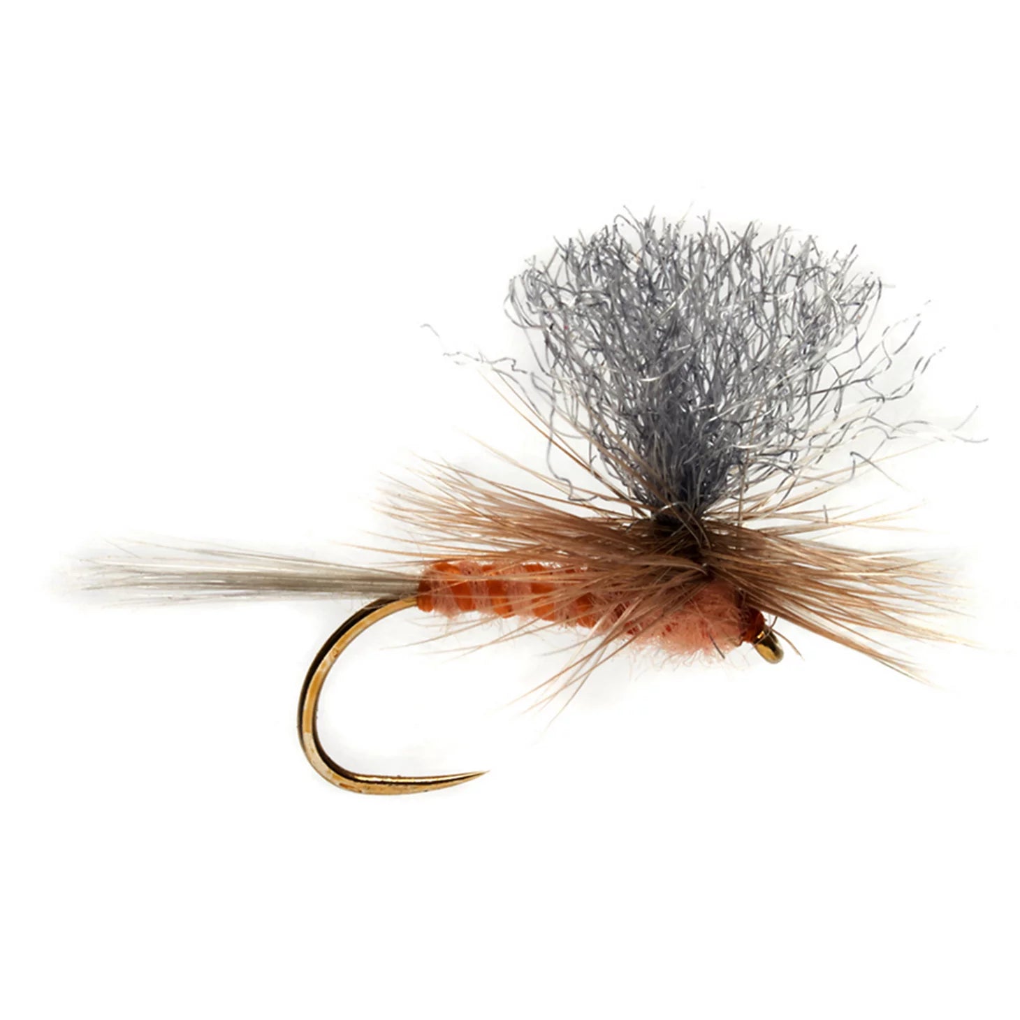 Barbless Tactical Pale Orange Sulphur Parachute