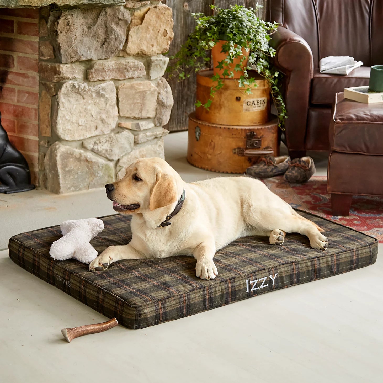 Fleece Dog Bone
