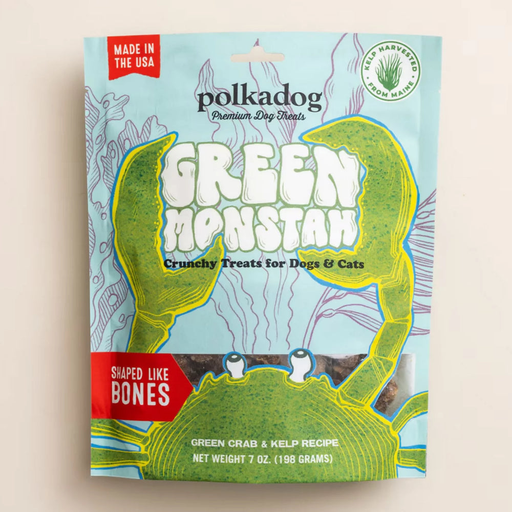 Polkadog Green Monstah Bones