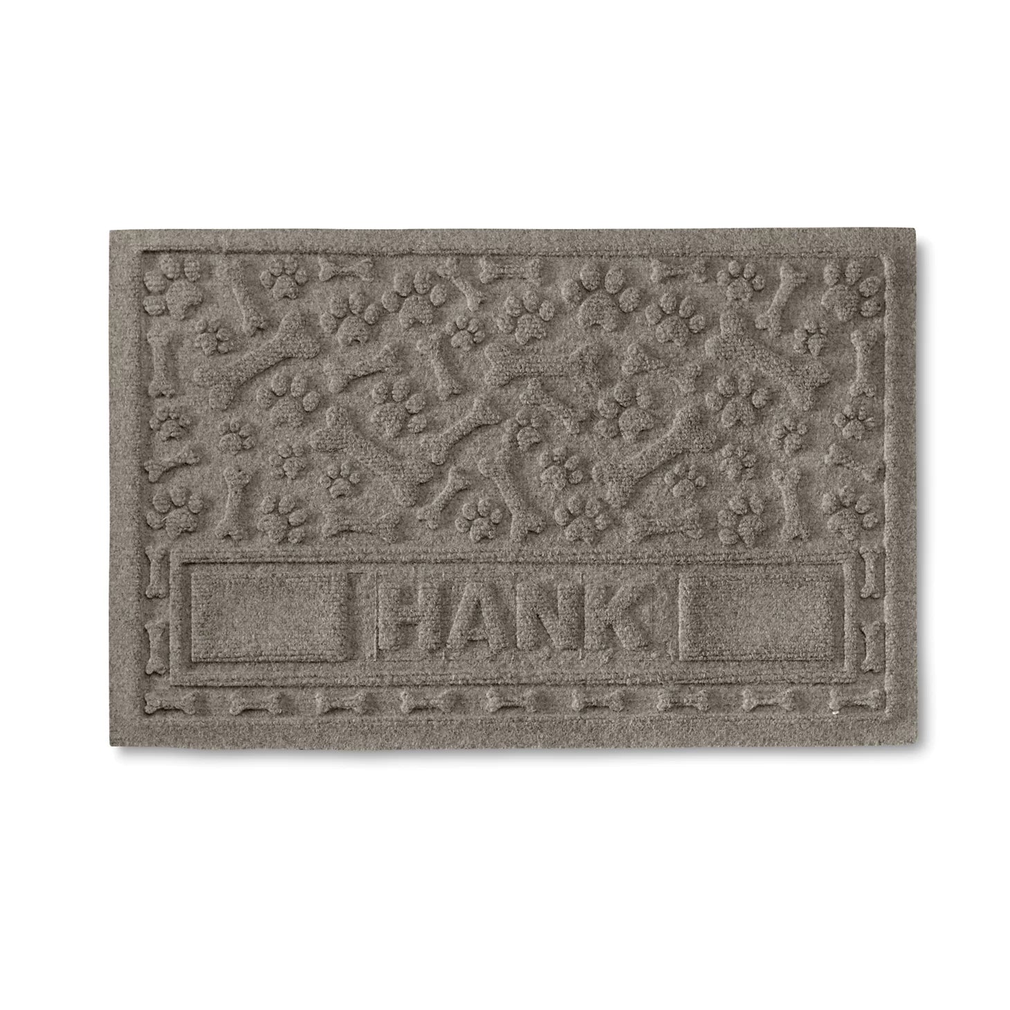 Personalized Recycled WaterHog® Paws & Bones Placemat