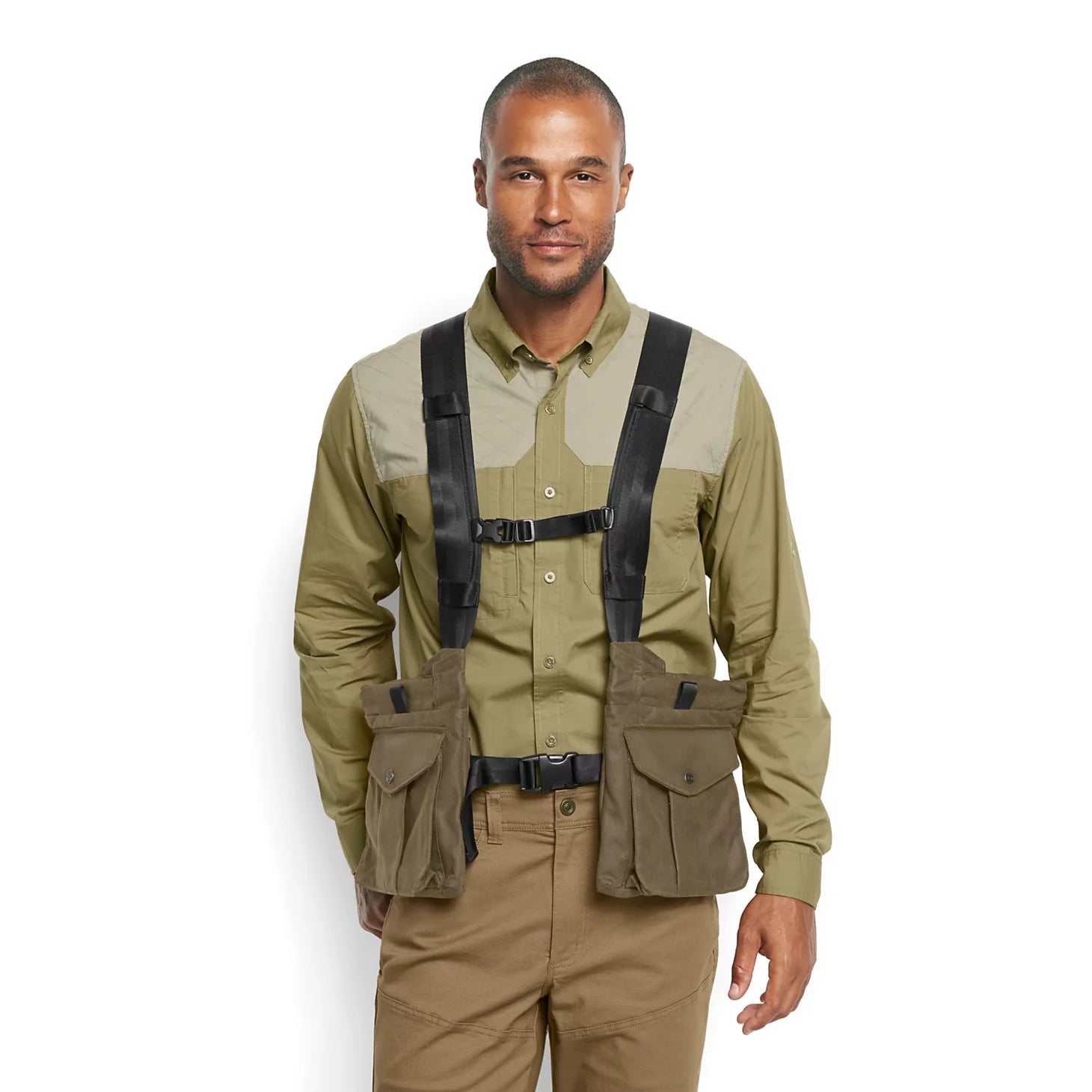 Waxed Cotton Strap Vest