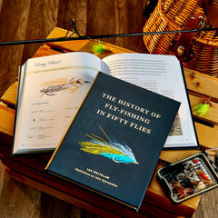 Leather-Bound History of Fly-Fishing Book