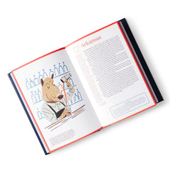 Leather-Bound United States Of Cocktails Book