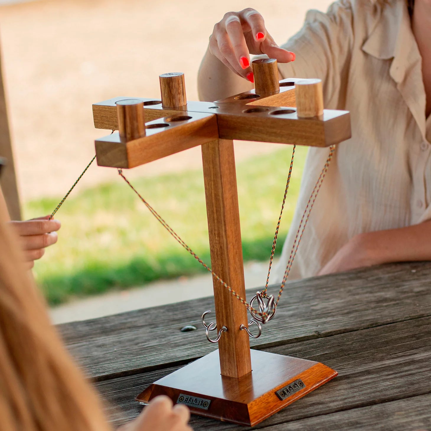 Elakai® Tabletop Hook & Ring Game